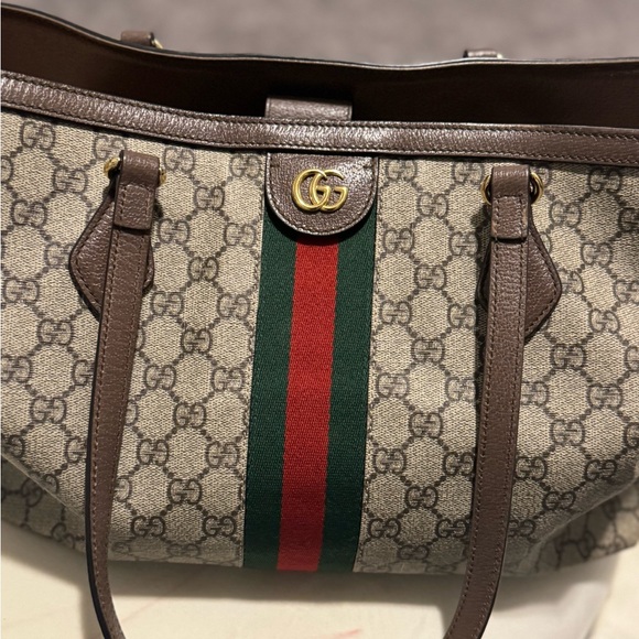 Gucci Ophidia Medium tote brown - barely used - Picture 5 of 6